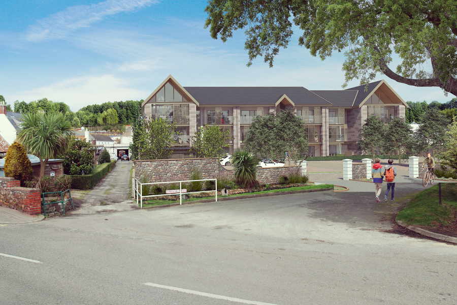 Artist's impression of the proposed development