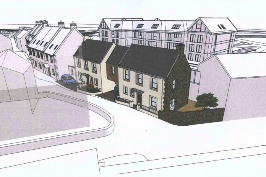 Artist's impression of the proposed development